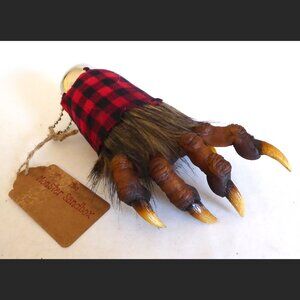 NEW MONSTER SANDBOX WOLFMAN WEREWOLF LIFE-SIZE PAW HAND ODDITY ARTIST SCULPTURE